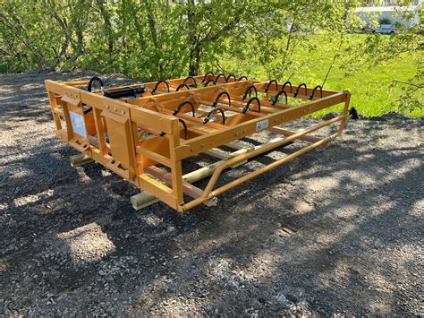 skid steer hay accumulator for sale|used hay stackers for sale.